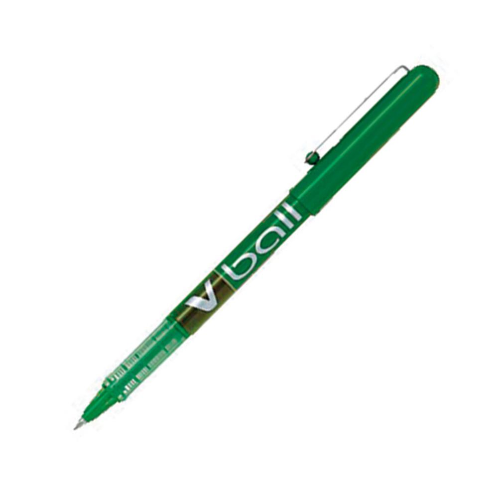 BOLÍGRAFO TINTA LÍQUIDA PILOT V-BALL 05 VERDE