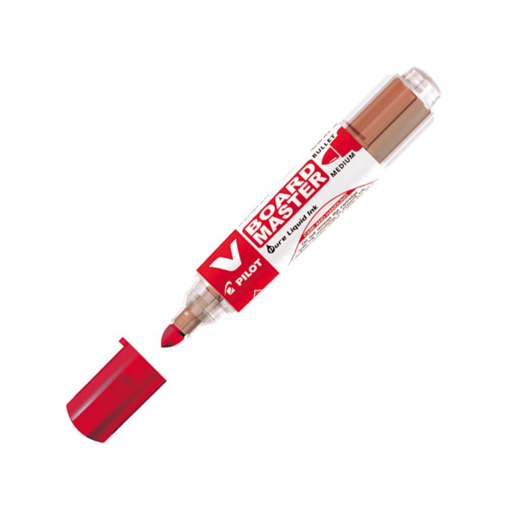 ROTULADOR PIZARRA PILOT ROJO RECARGABLE