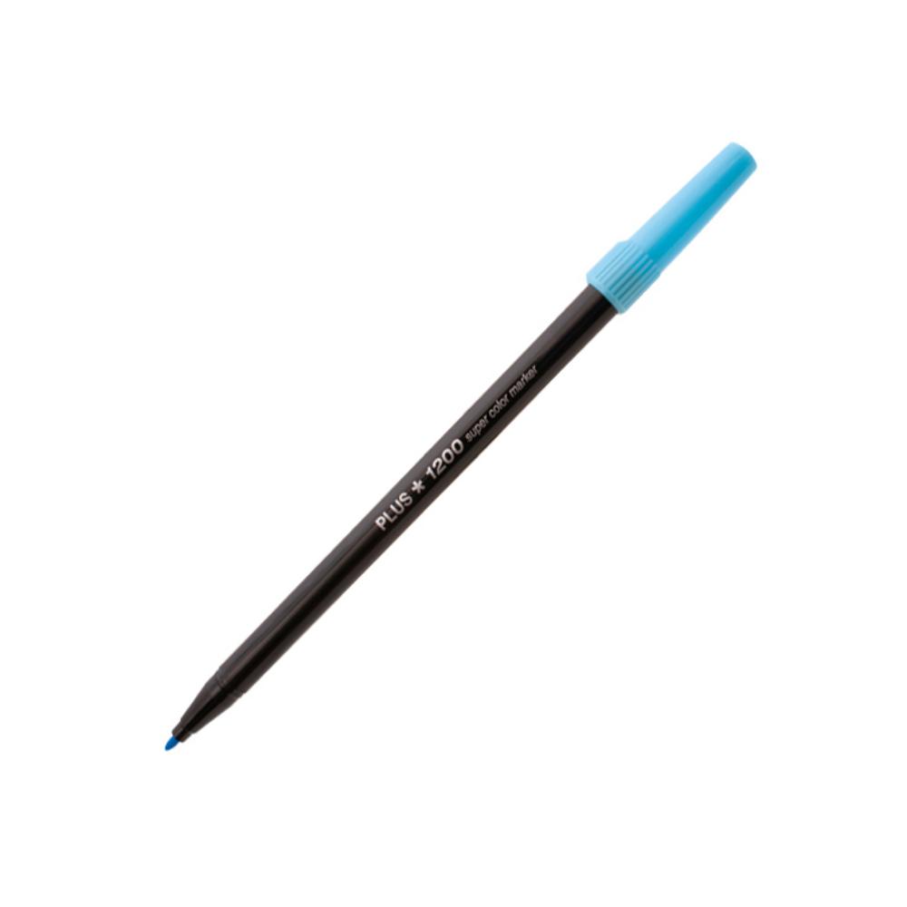 ROTULADOR PUNTA FIBRA PLUS OFFICE PLUS 1200 AZUL CIELO