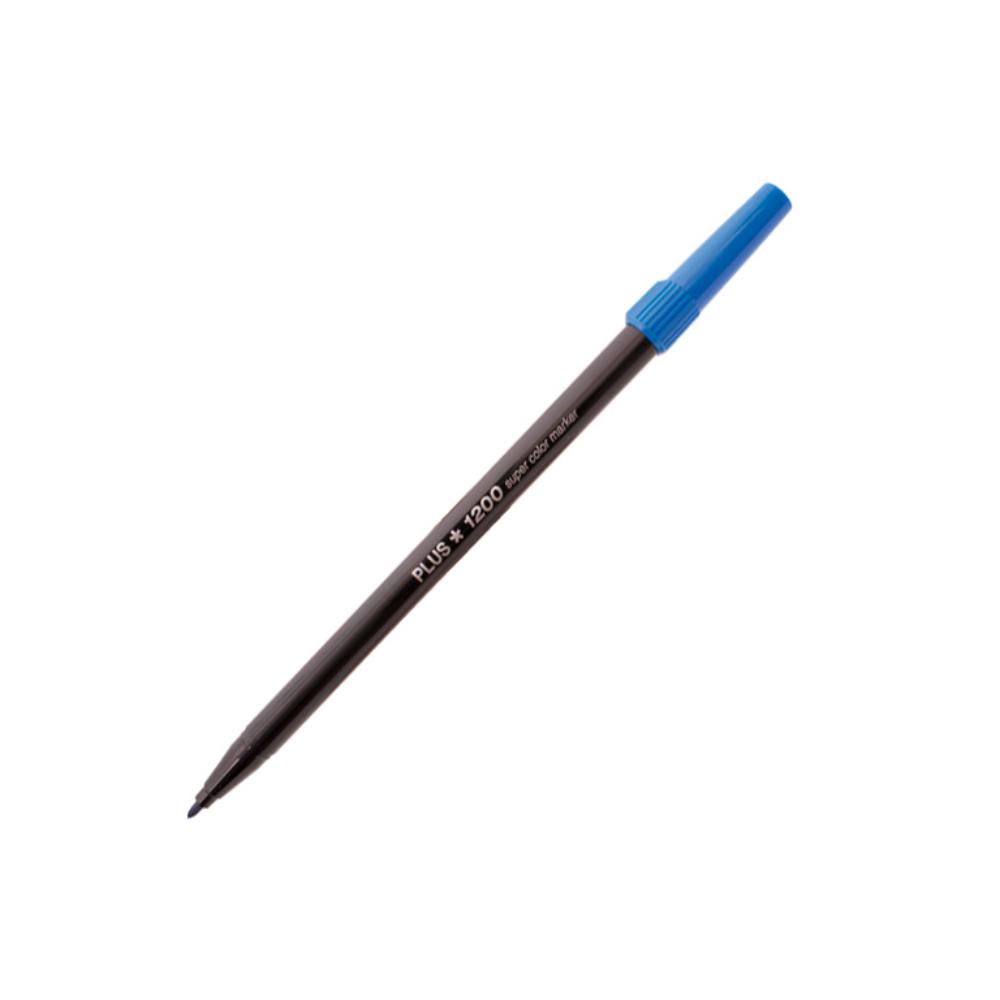 ROTULADOR PUNTA FIBRA PLUS OFFICE PLUS 1200 AZUL MEDIO