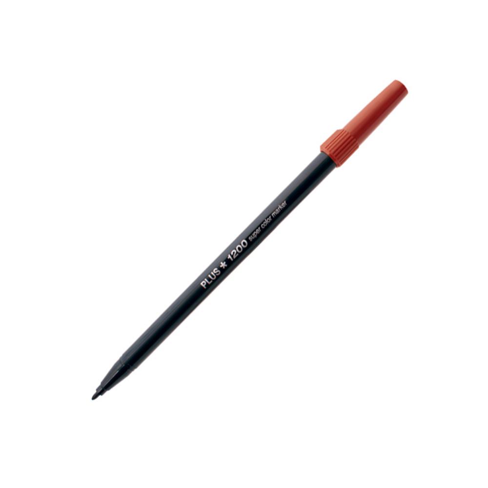 ROTULADOR PUNTA FIBRA PLUS OFFICE PLUS 1200 MARRON OSCURO