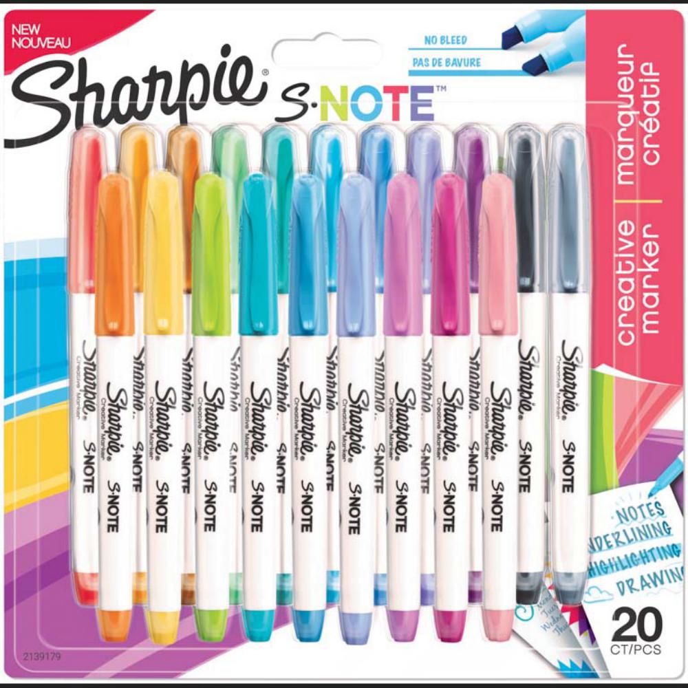 ROTULADOR SHARPIE S-NOTES 20 C