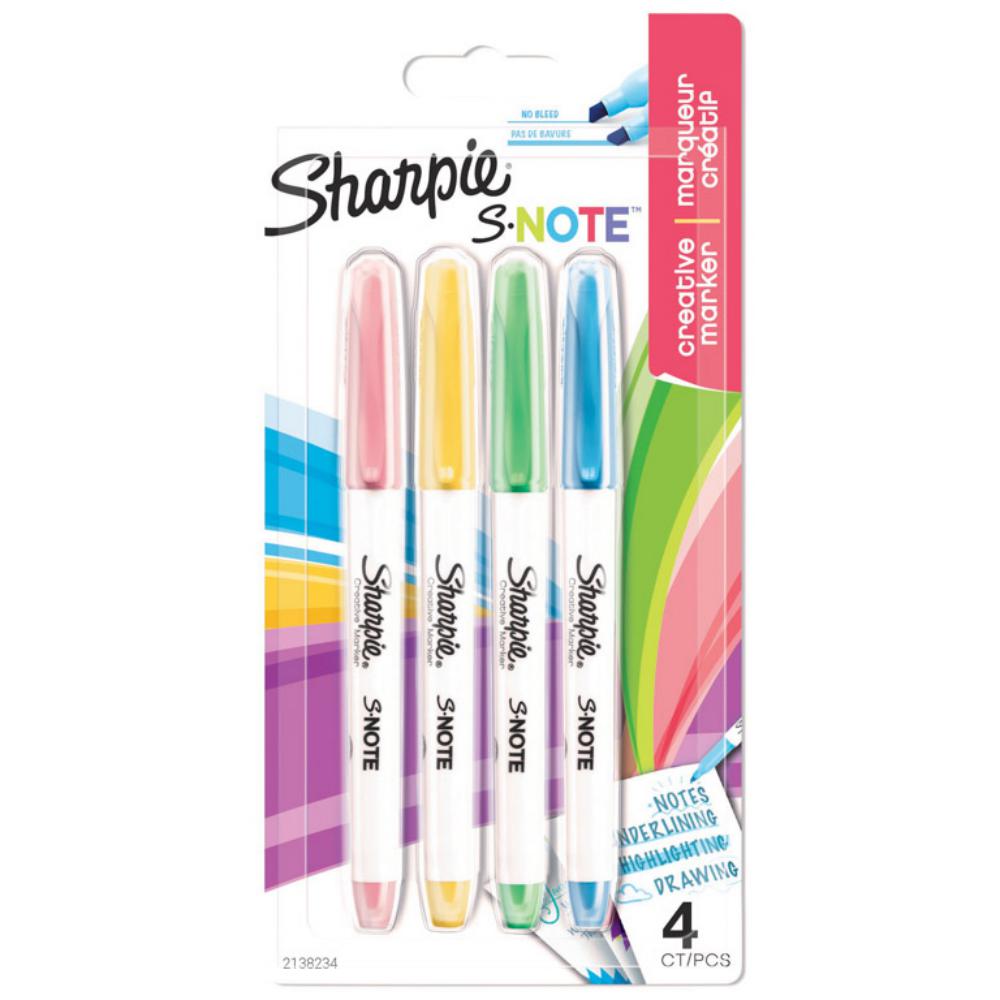 ROTULADOR SHARPIE S-NOTES 4 CO