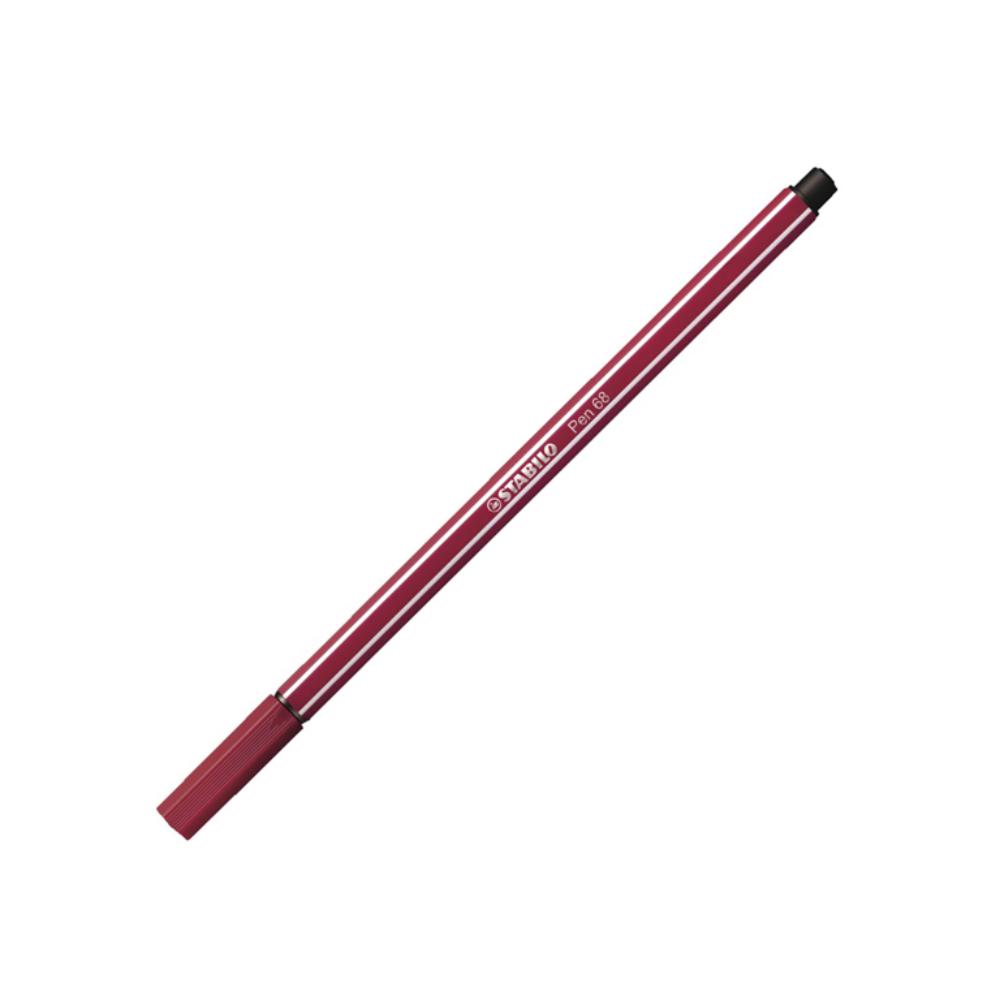 ROTULADOR PUNTA FIBRA STABILO PEN-68 CARMIN