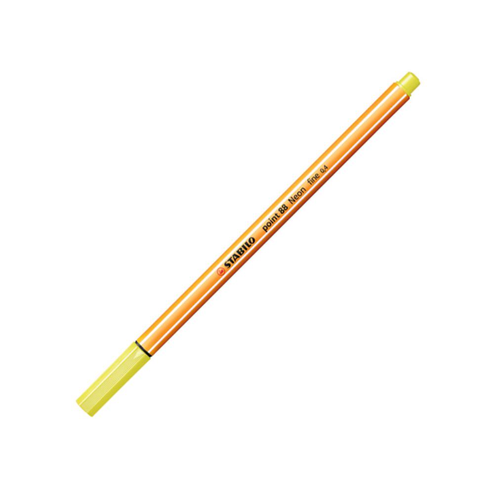 ROTULADOR STABILO POINT 88 FLUOR AMARILLO