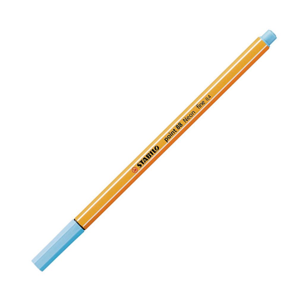 ROTULADOR PUNTA FIBRA STABILO POINT-88 AZUL NEON
