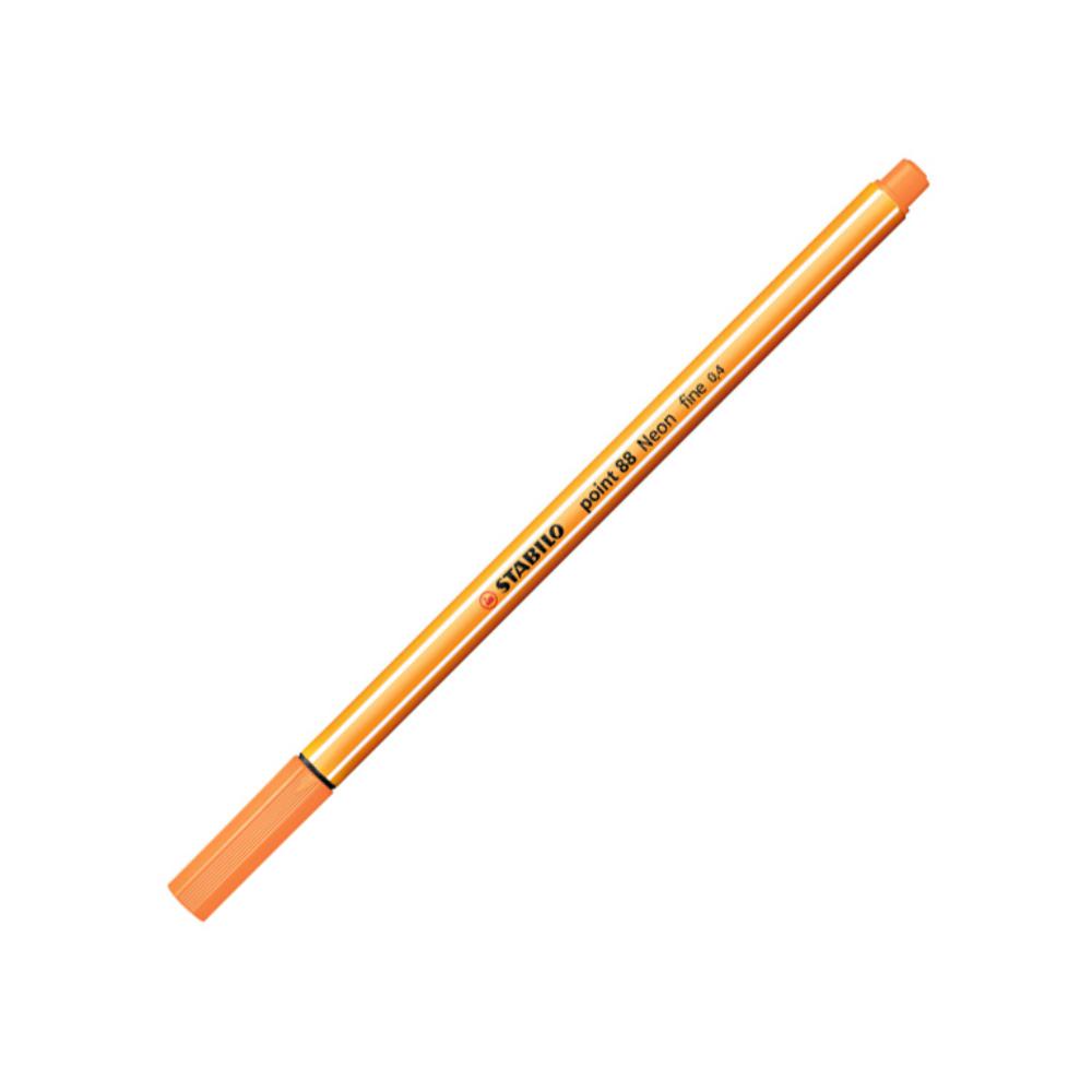 ROTULADOR STABILO POIN 88 FLUOR NARANJA