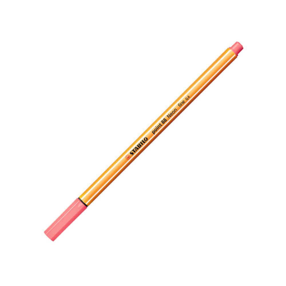 ROTULADOR PUNTA FIBRA STABILO POINT-88 ROSA NEON