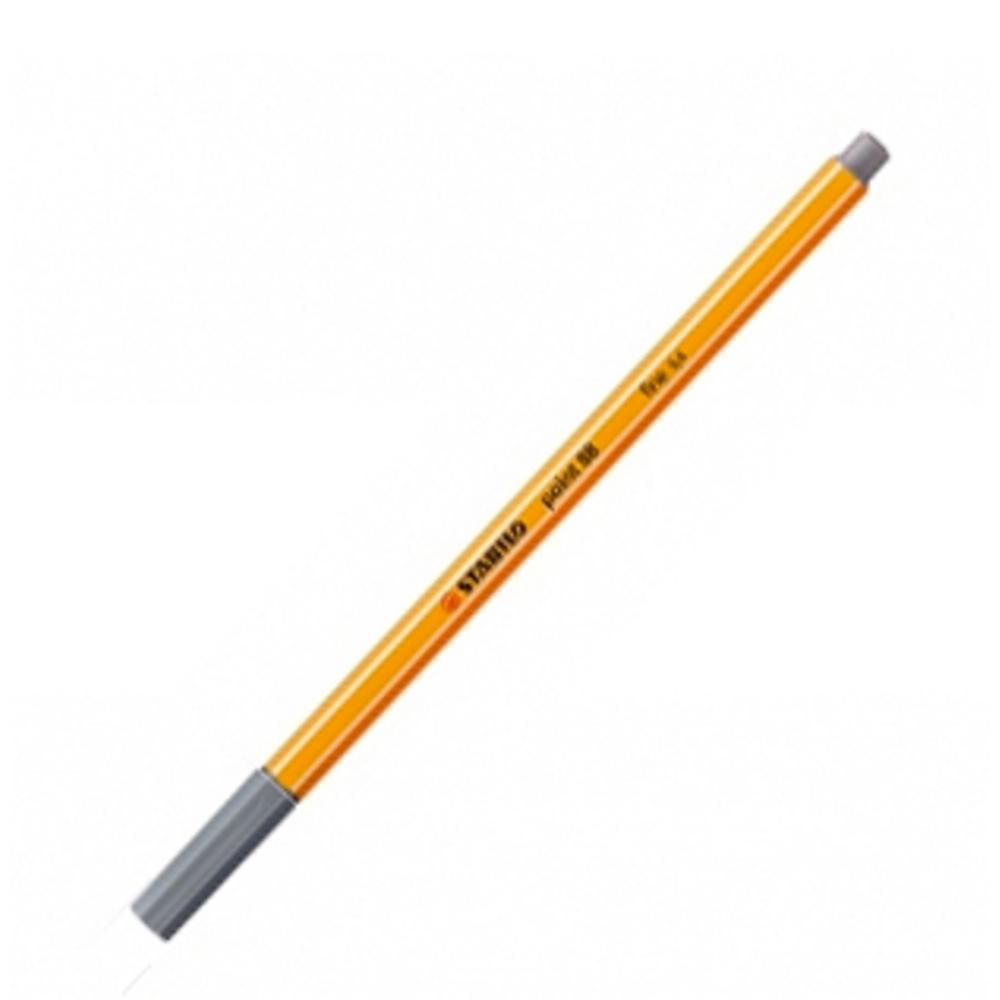 ROTULADOR PUNTA FIBRA STABILO POINT-88 GRIS PAYNE