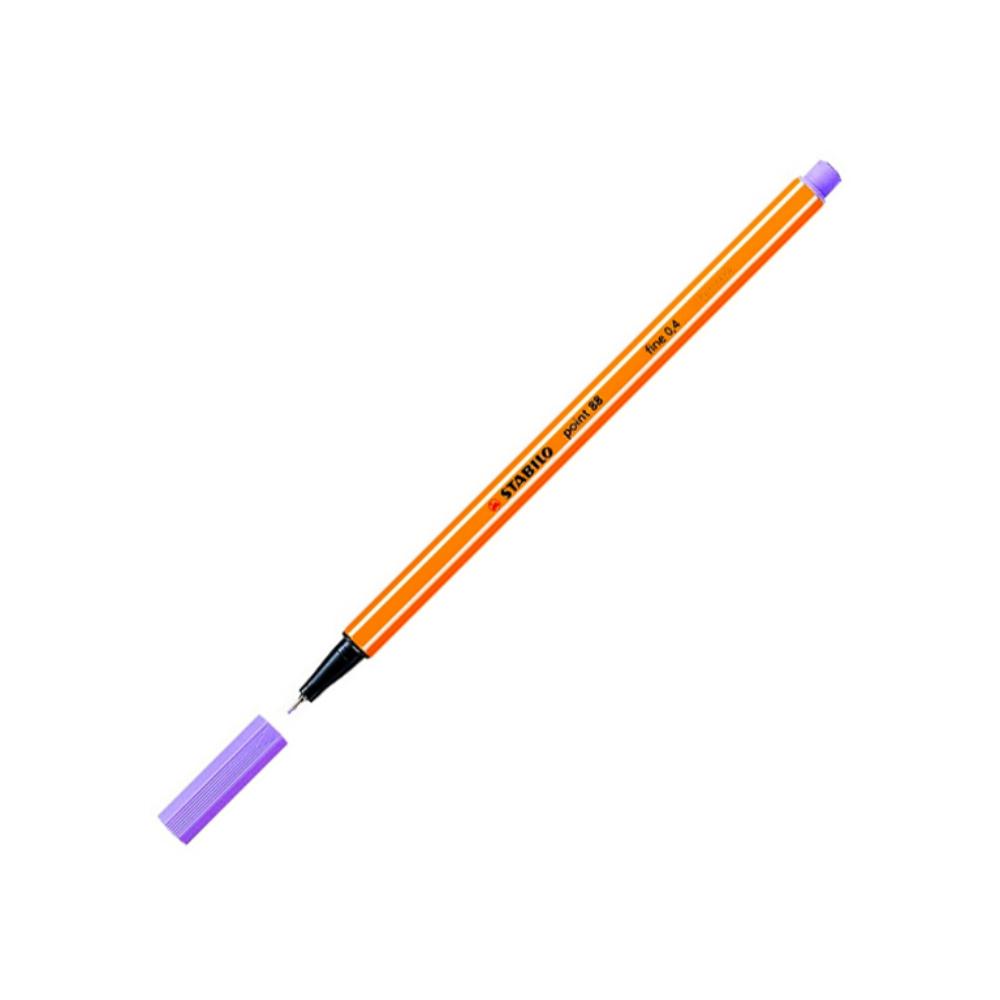 ROTULADOR PUNTA FIBRA STABILO POINT-88 LILA CLARO