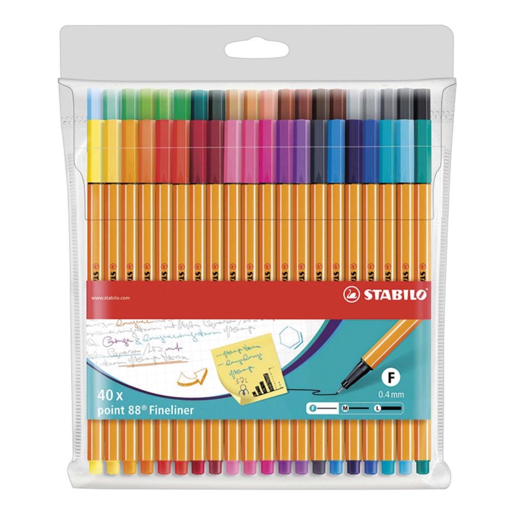 ROTULADOR STABILO POINT-88 40COL