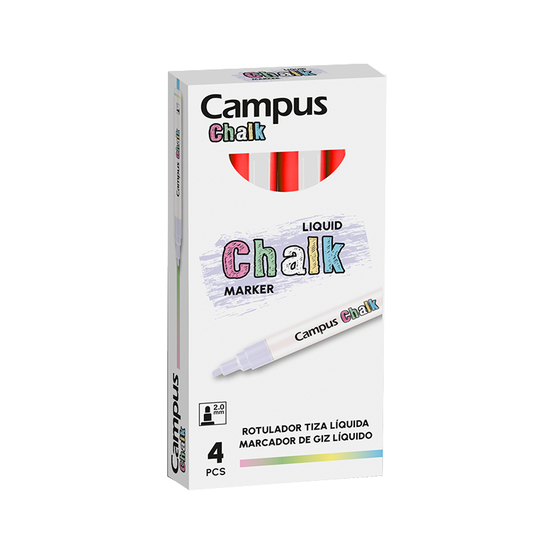 ROTULADOR TIZA LIQUIDA CHALK ROJO