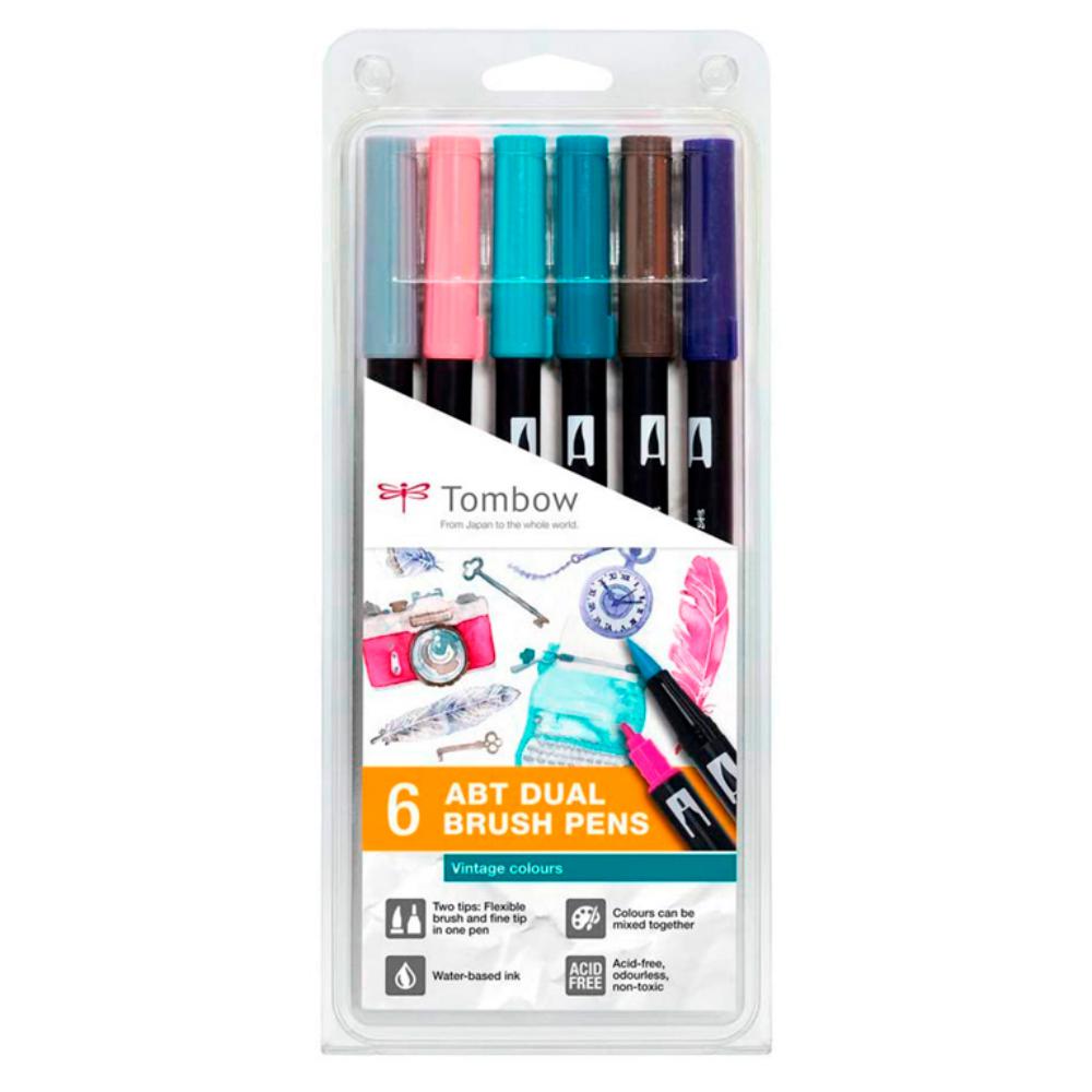 ROTULADOR TOMBOW DUAL BRUSH 6C