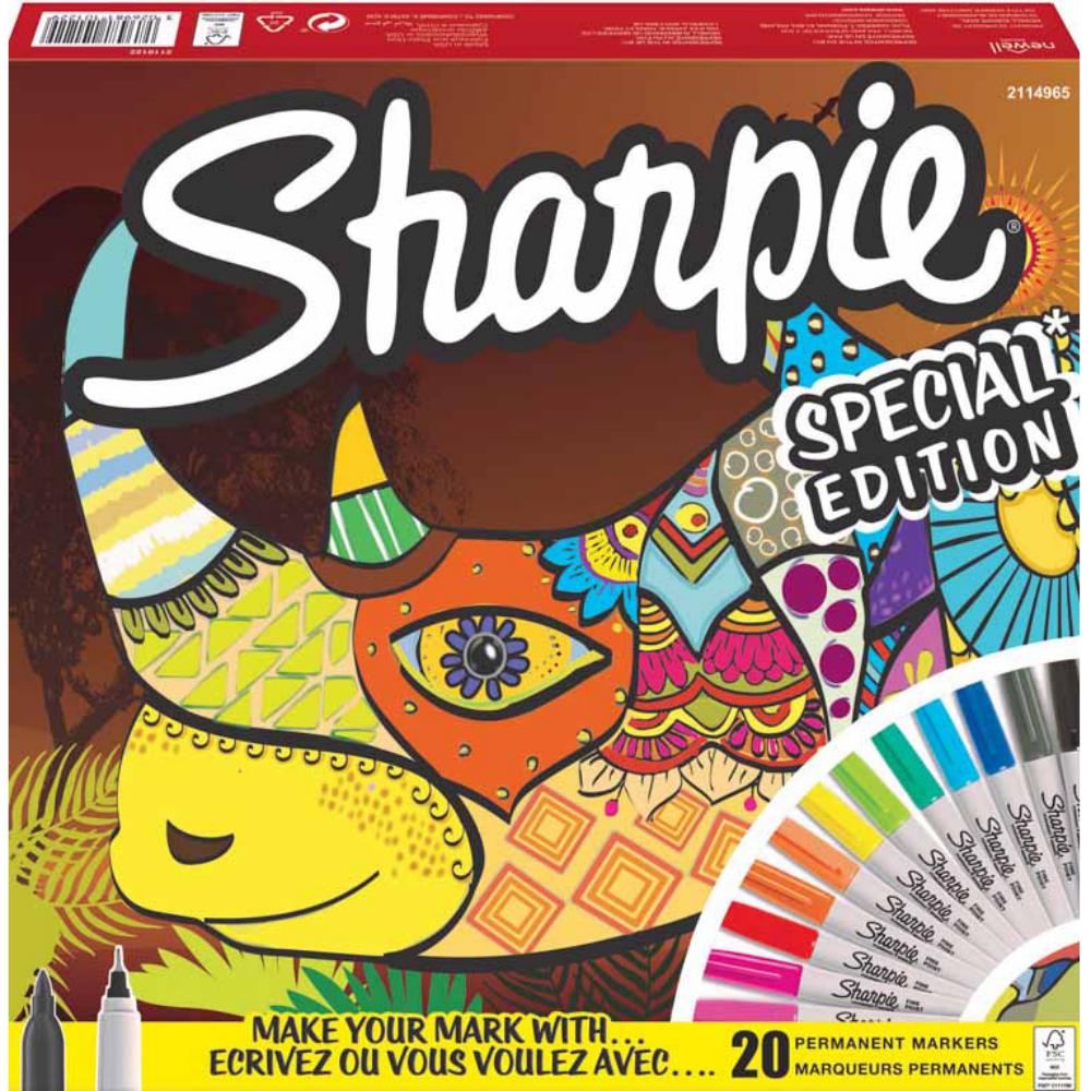 ROTUL.SHARPIE 20 COLORES RHINO