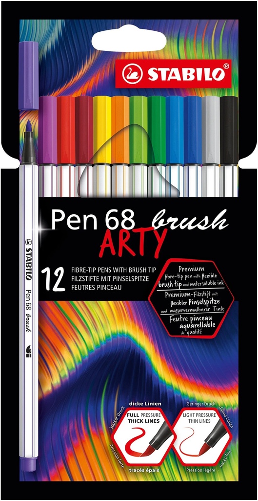 ROTULADOR STABILO ARTY PEN 68 12CO