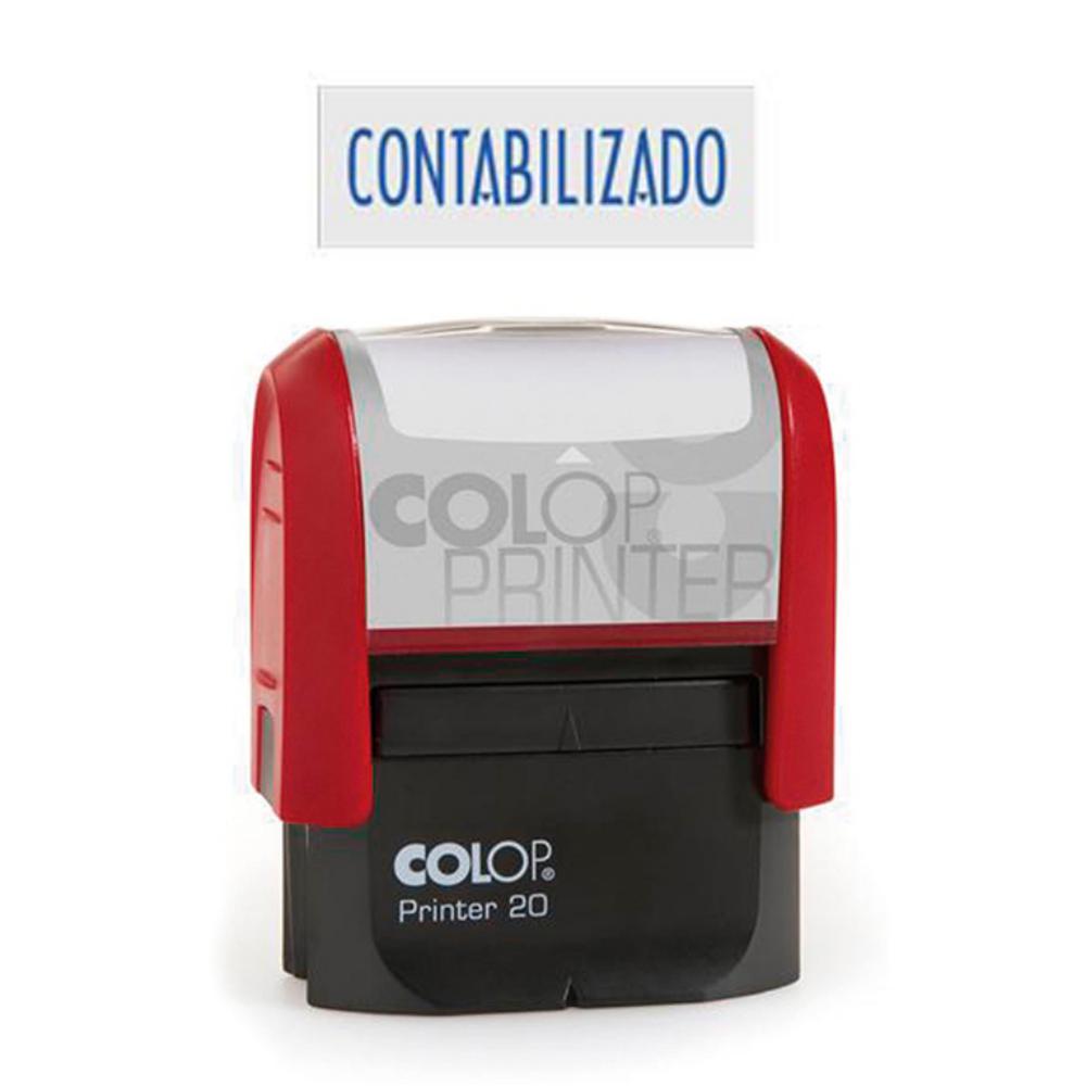 SELLO CONTABILIZADO AZUL