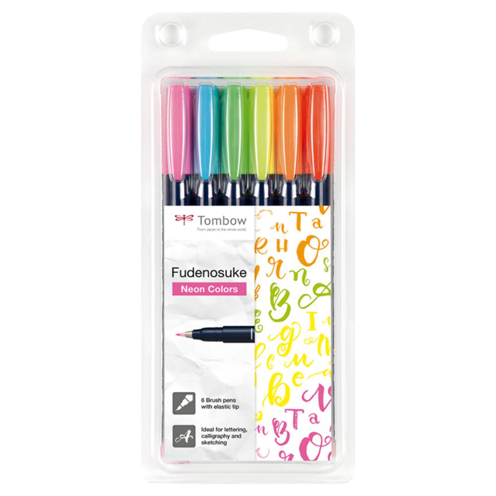 SET CALIGRAFIA TOMBOW BRUSH 6C
