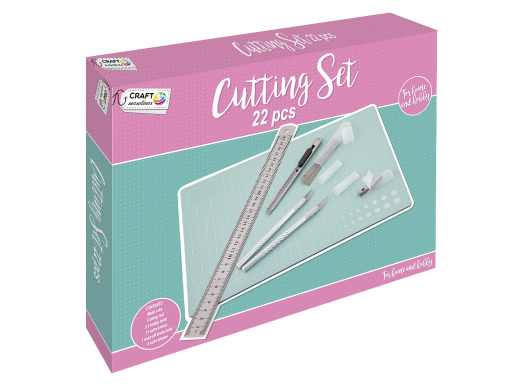 SET CORTE A4 C/CUTTER 22PZS CR1158/GE