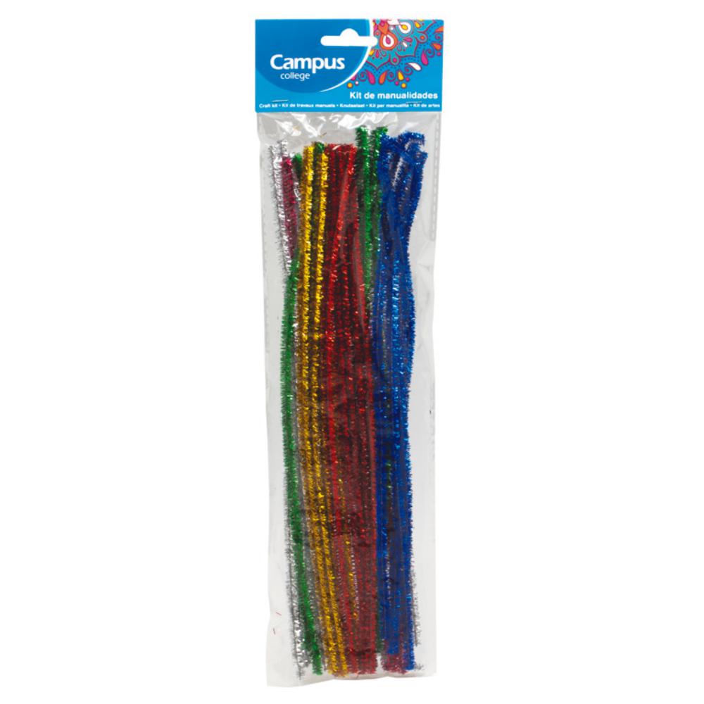 CAMPUS CHENILLAS COLORES GLITTER