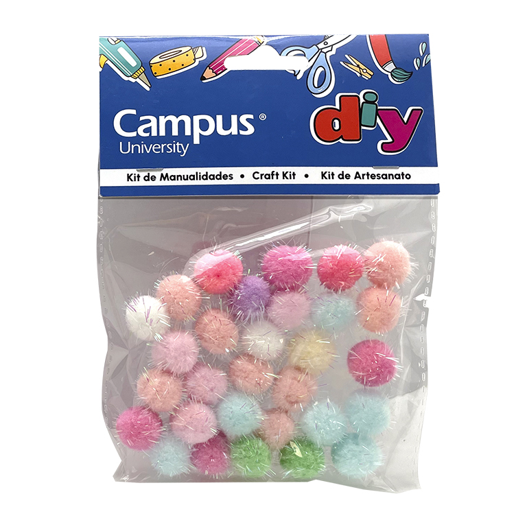 SET MANUALIDADES CAMPUS POMPON