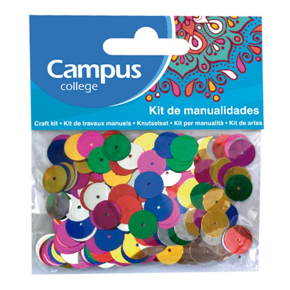 SET MANUALIDADES LENTEJUELAS CIRCULOS 12MM