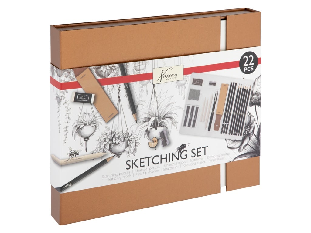 SKETCHING ART SET 22 PCS AR0987/GE