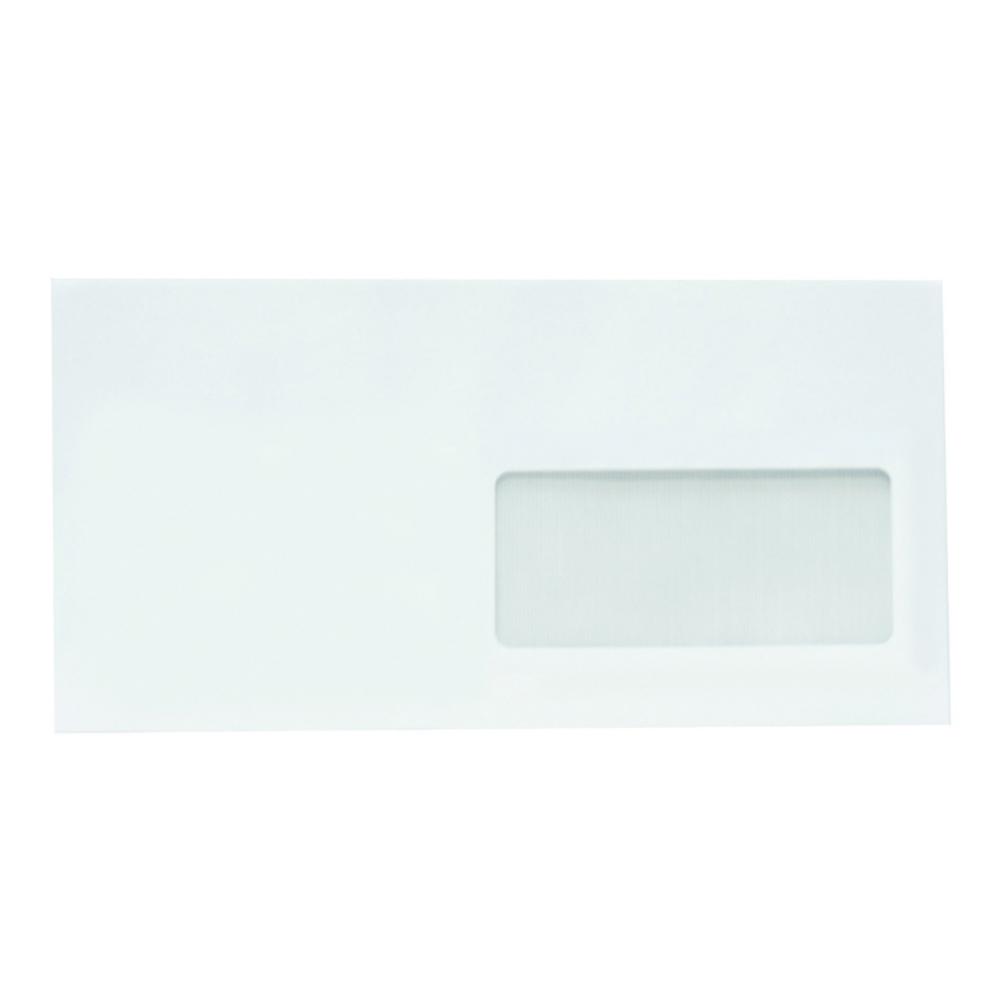 SOBRE AMERICANO PLUS OFFICE VENTANA DERECHA 115 X 225 MM 90G SOLAPA RECTA 500 UD.