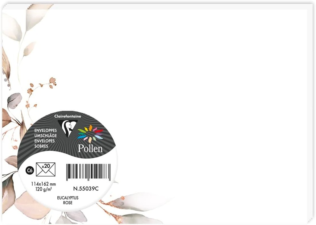 SOBRE POLLEN 114X162 55038C 20UD