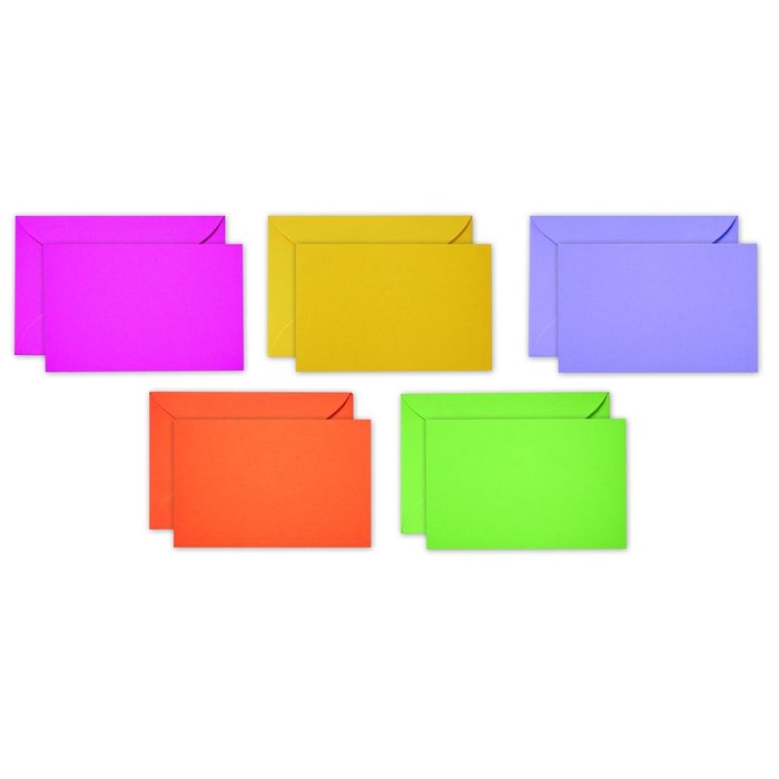 SOBRE+TARJETA SURTIDO 7,5X11CM 100U 8316