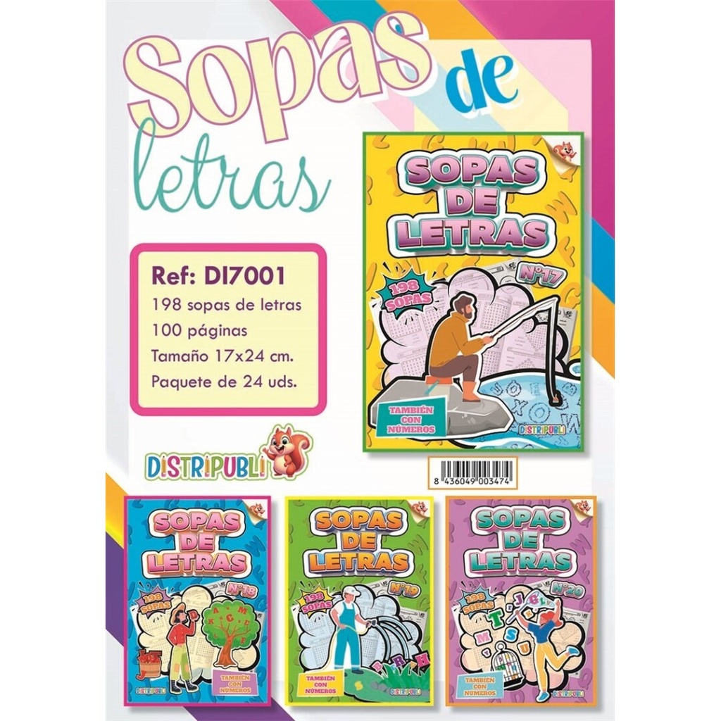 SOPA DE LETRAS 100PAG.DI7001