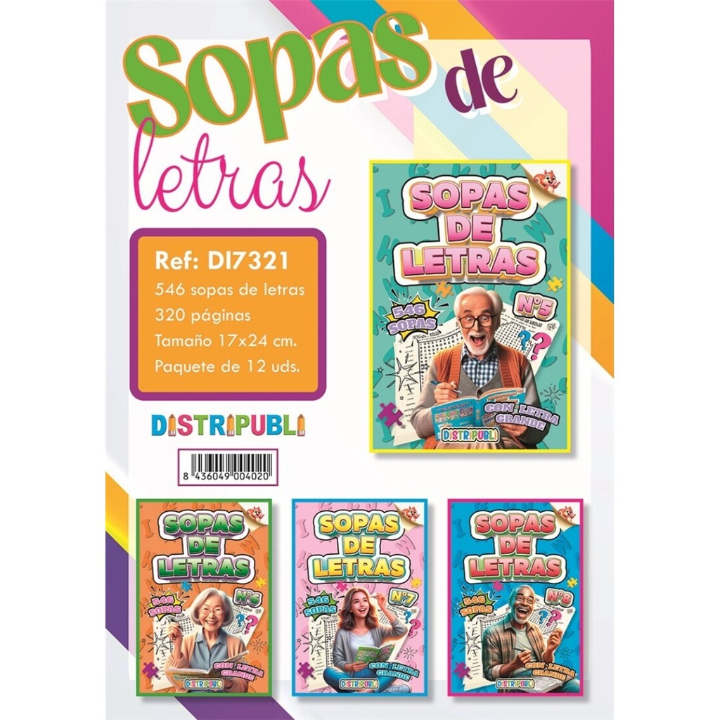 SOPA DE LETRAS GIGANTES DI7321