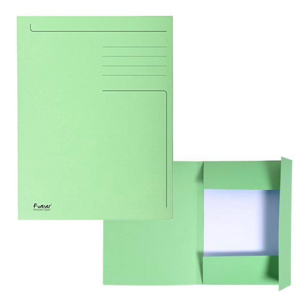 SUBCARPETA EXACOMP A4 3 SOLAPAS VERDE