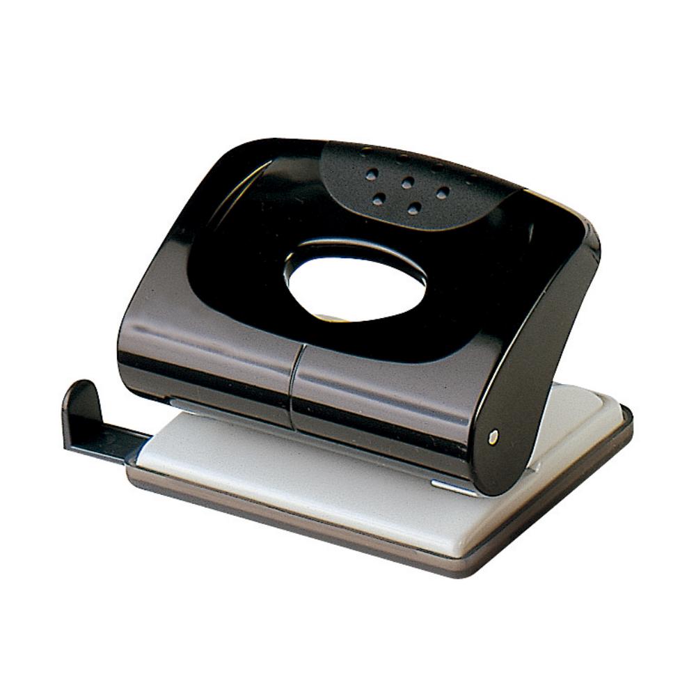 PERFORADOR SOBREMESA PLUS OFFICE 170 20 HOJAS NEGRO