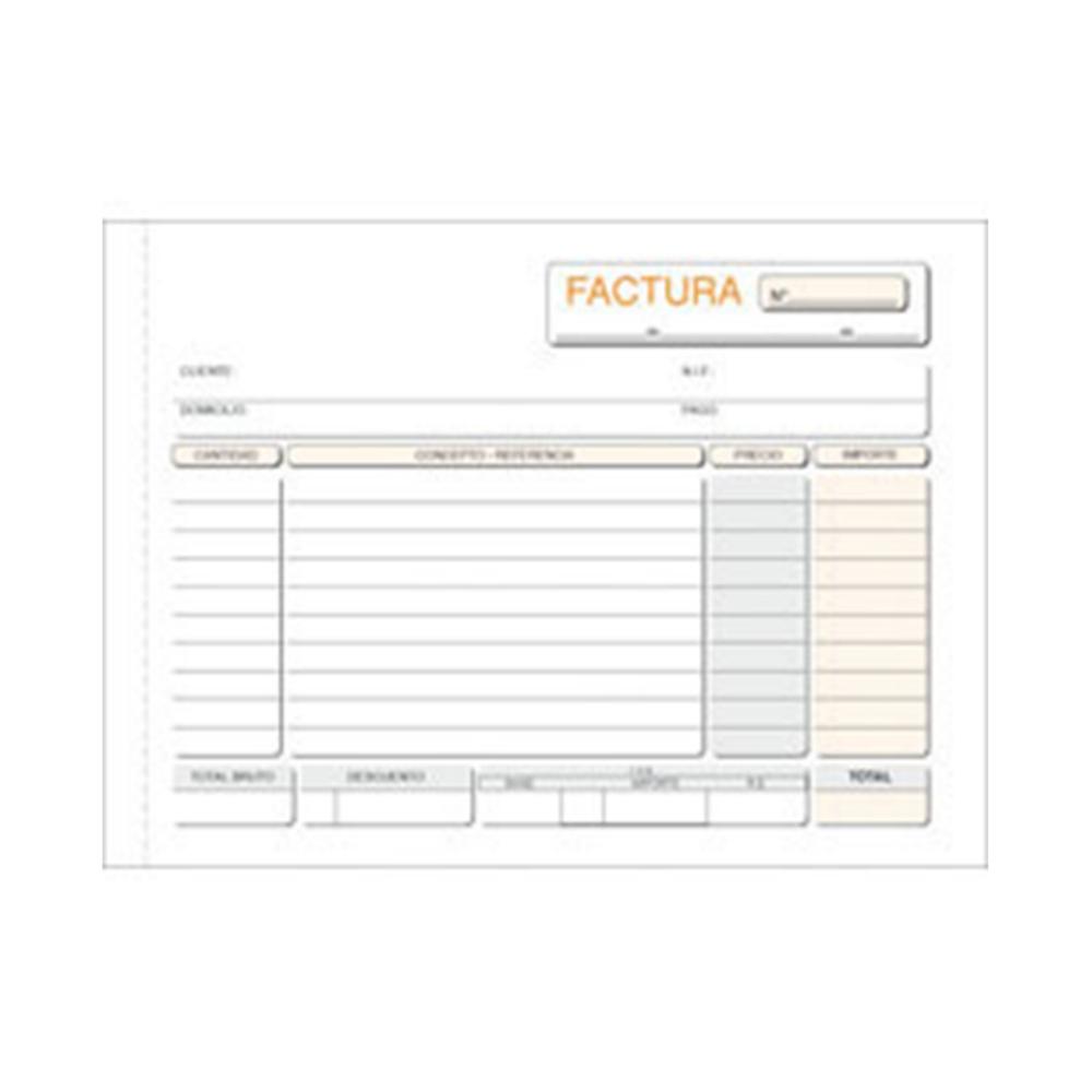 TALONARIOS FACTURAS OCTAVO APAISADO DUPL.T67