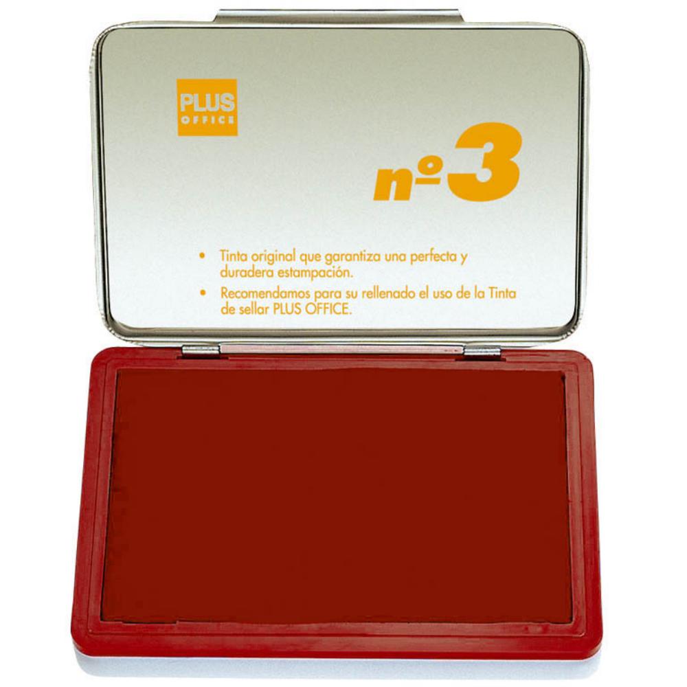 TAMPON MAKRO P.Nº 3 ROJO PEQUEÑO