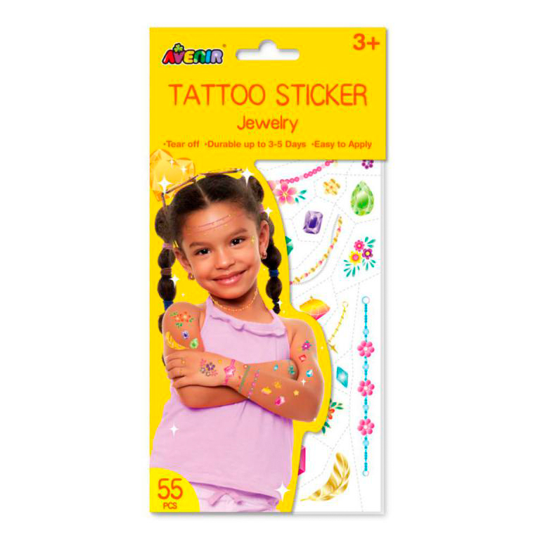 TATUAJES TEMPORALES AVENIR JOYAS DORADO