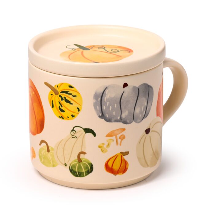 TAZA PORCELANA/POSAVASOS HARVEST OTOÑO