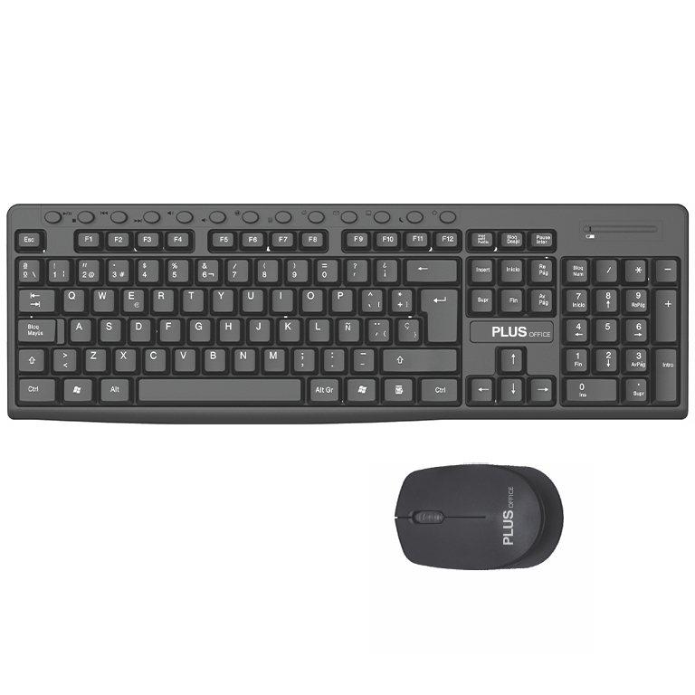 TECLADO + RATON PLUS INALABRICO