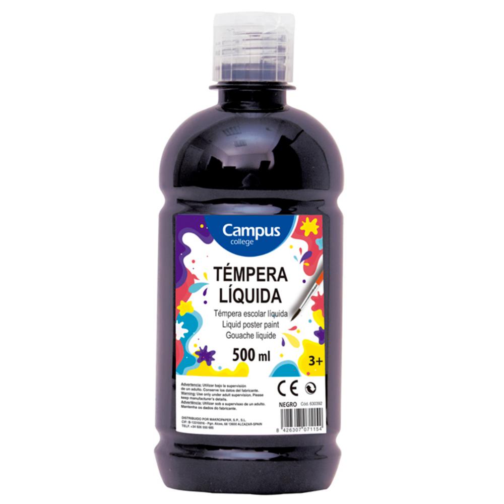 TEMPERA 500gr.LIQ. NEGRO