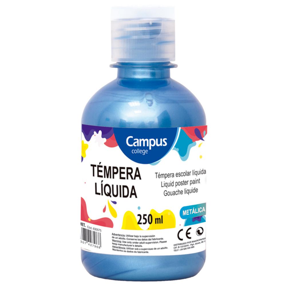 TEMPERA CAMPUS 250/GR METAL AZUL