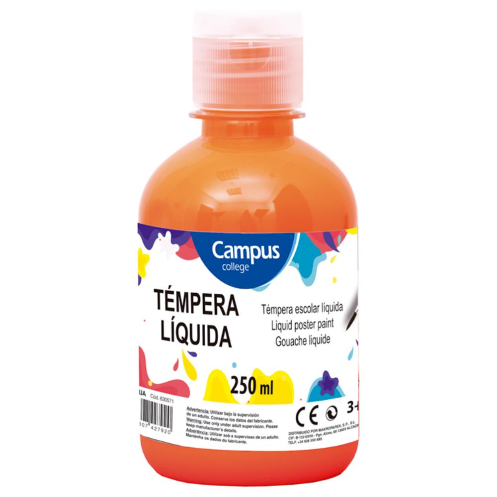 TEMPERA CAMPUS 250/GR NARANJA