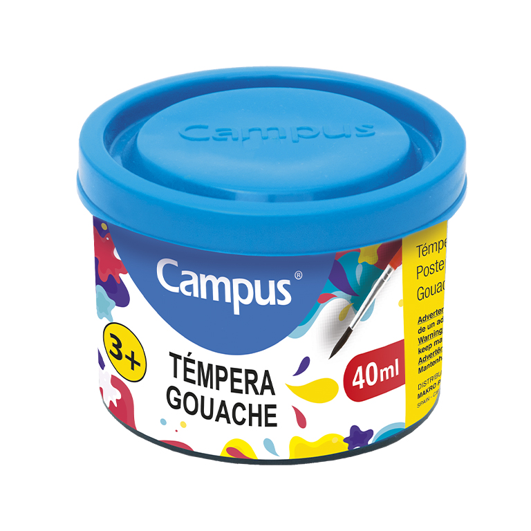 TEMPERA CAMPUS 40ML AZUL CYAN