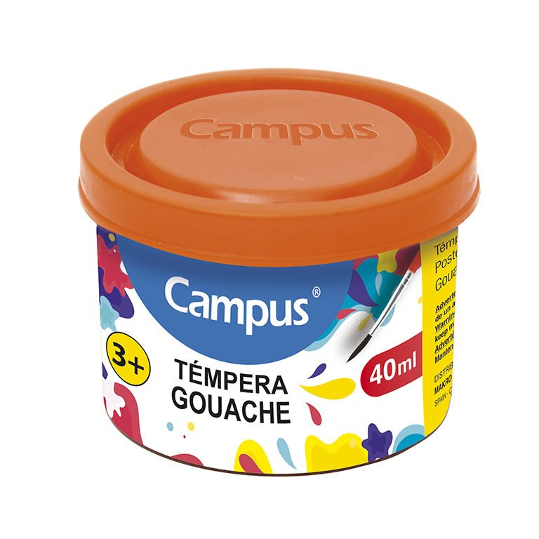 TEMPERA CAMPUS 40ML NARANJA