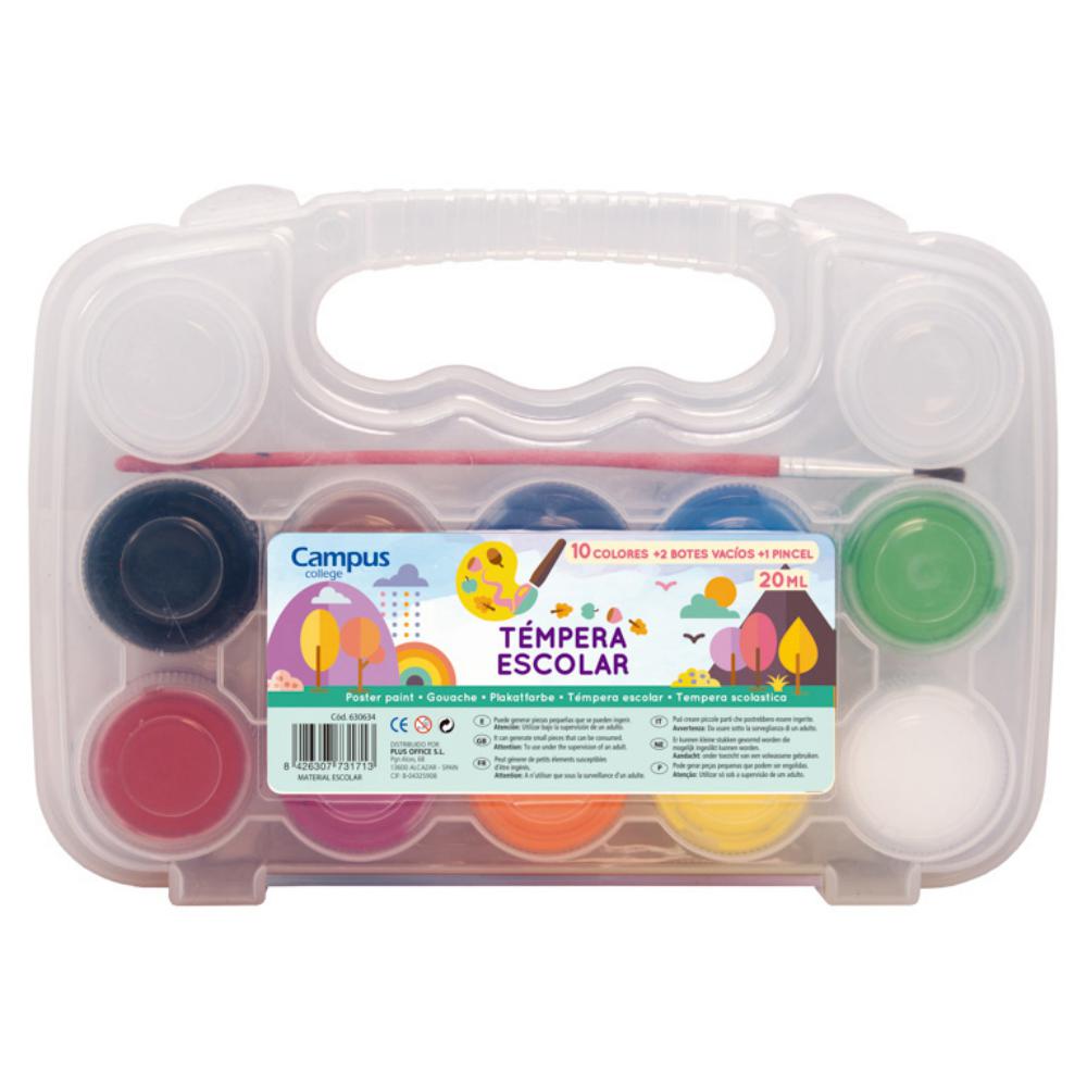 TEMPERA CAMPUS MALETIN 10COL
