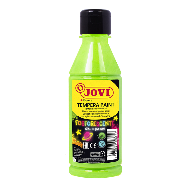 TEMPERA JOVI 250/ML FLUOR VERDE