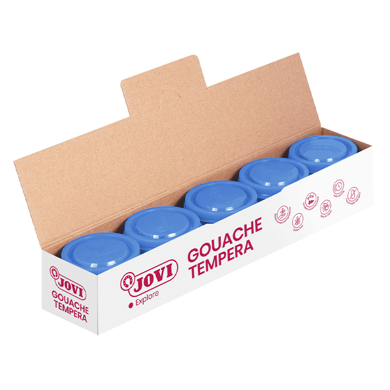 TEMPERA JOVI 40CC AZUL CYAN