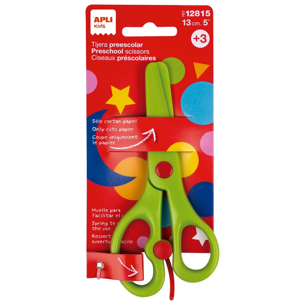 TIJERA PREESCOLAR PLASTIC APLI