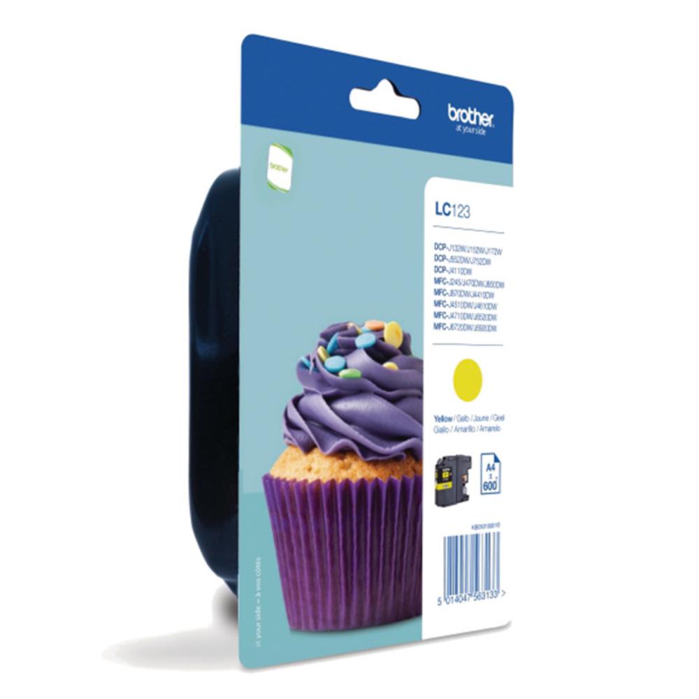 TINTA BROTHER LC123Y AMARILLO