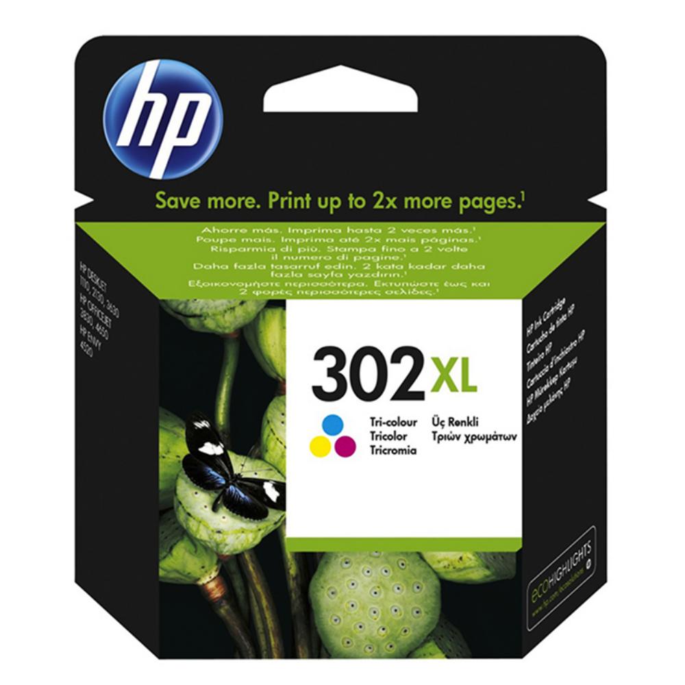 TINTA HP Nº302XL F6U67AE COLOR
