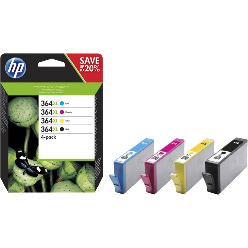 TINTA HP Nº364XL PACK4/1NG+1P